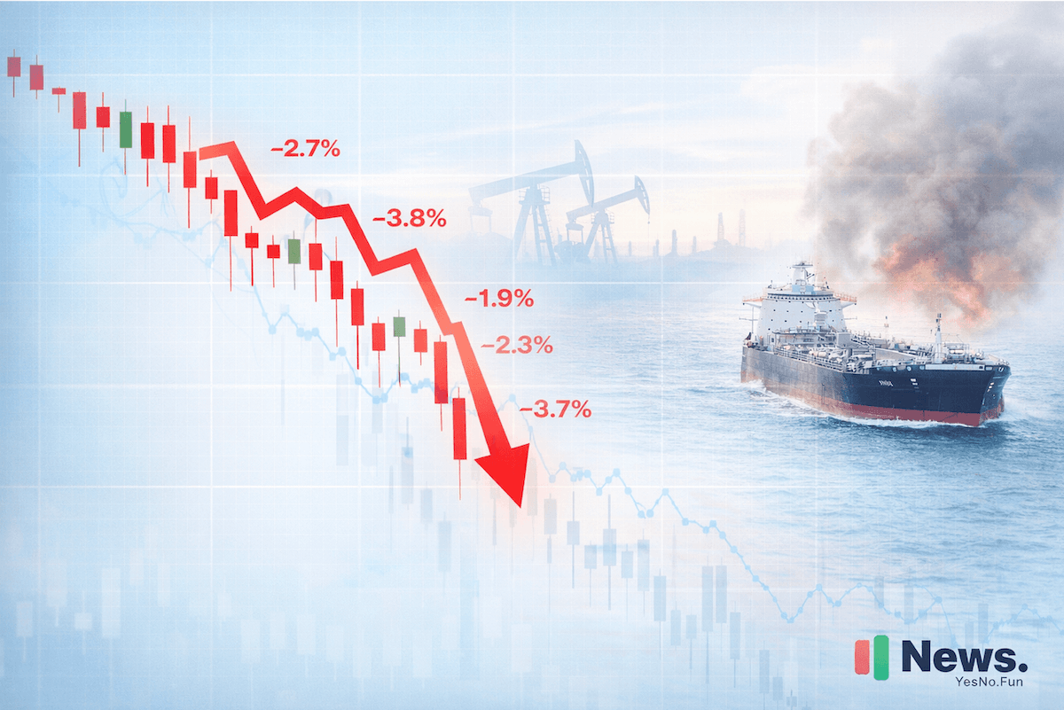 Oil prices surge as ships are attacked near the Strait of Hormuz triggering global market volatility